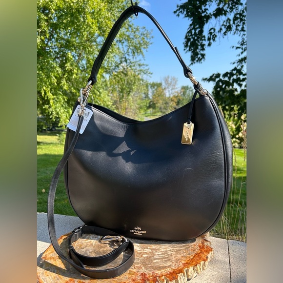 Coach Nomad Hobo Black Glovetanned Leather 36026 NWT - Picture 14 of 15